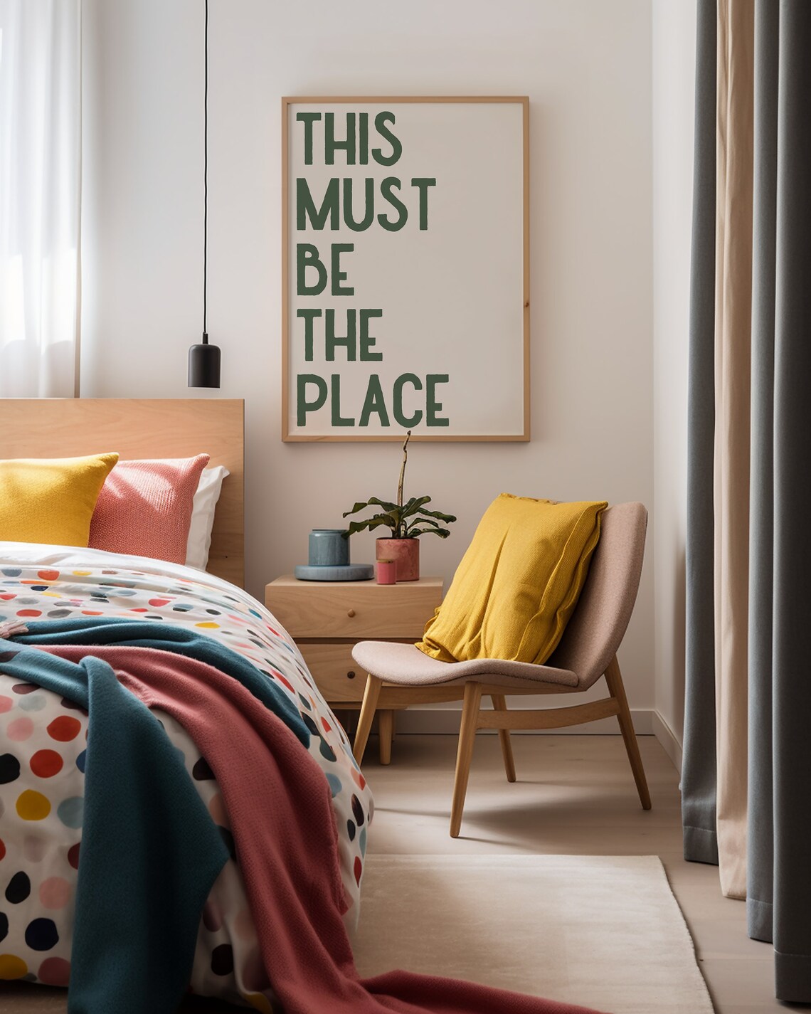 This Must Be The Place Art Print, Hospitality Decor - Image 2