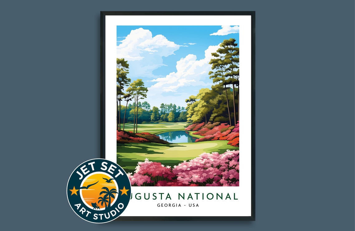 Augusta National Golf Course Art Print