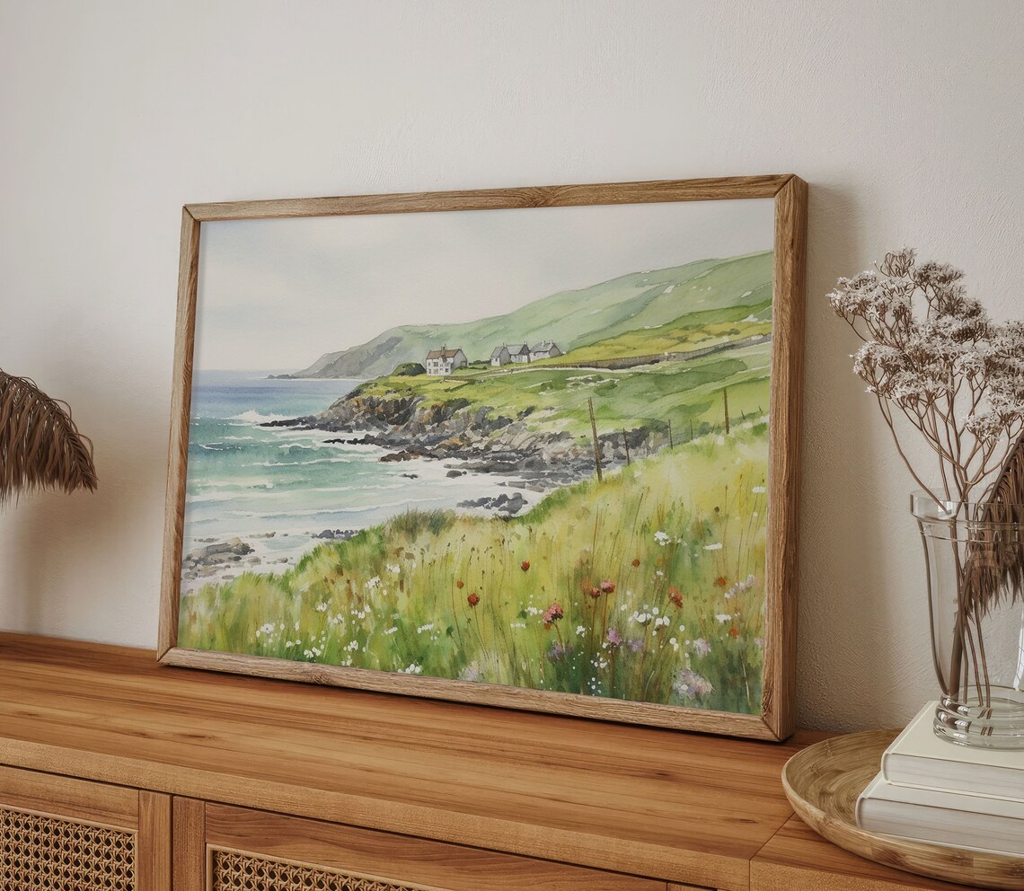 Achill Island Watercolor Art Print, County Mayo - Image 5