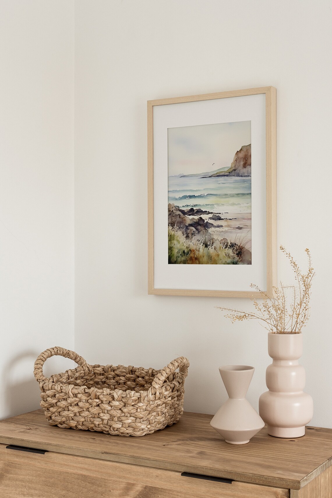 Strandhill Beach Watercolor Art Print, Sligo Ireland - Image 5