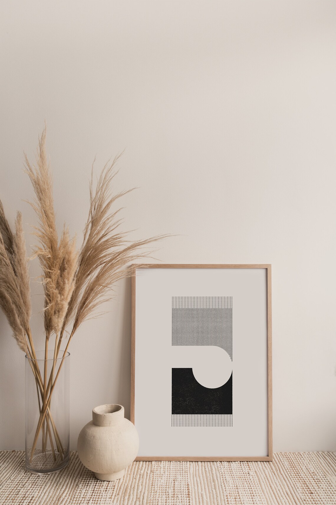 Koru A Geometric Design, Abstract Modern Art Print - Image 2