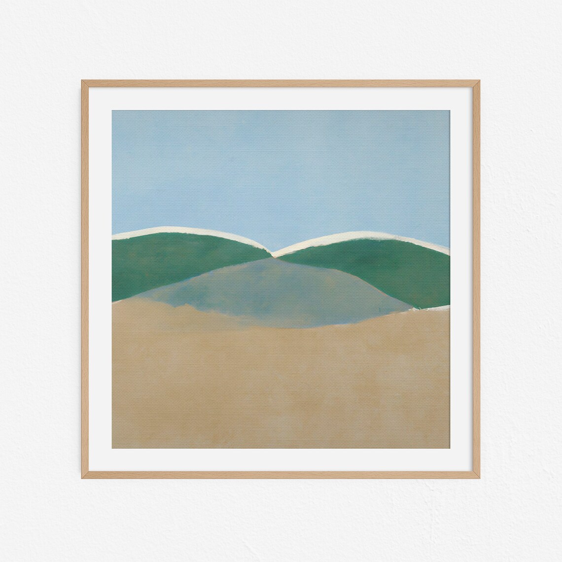 Minimal Abstract Landscape Painting Series No13