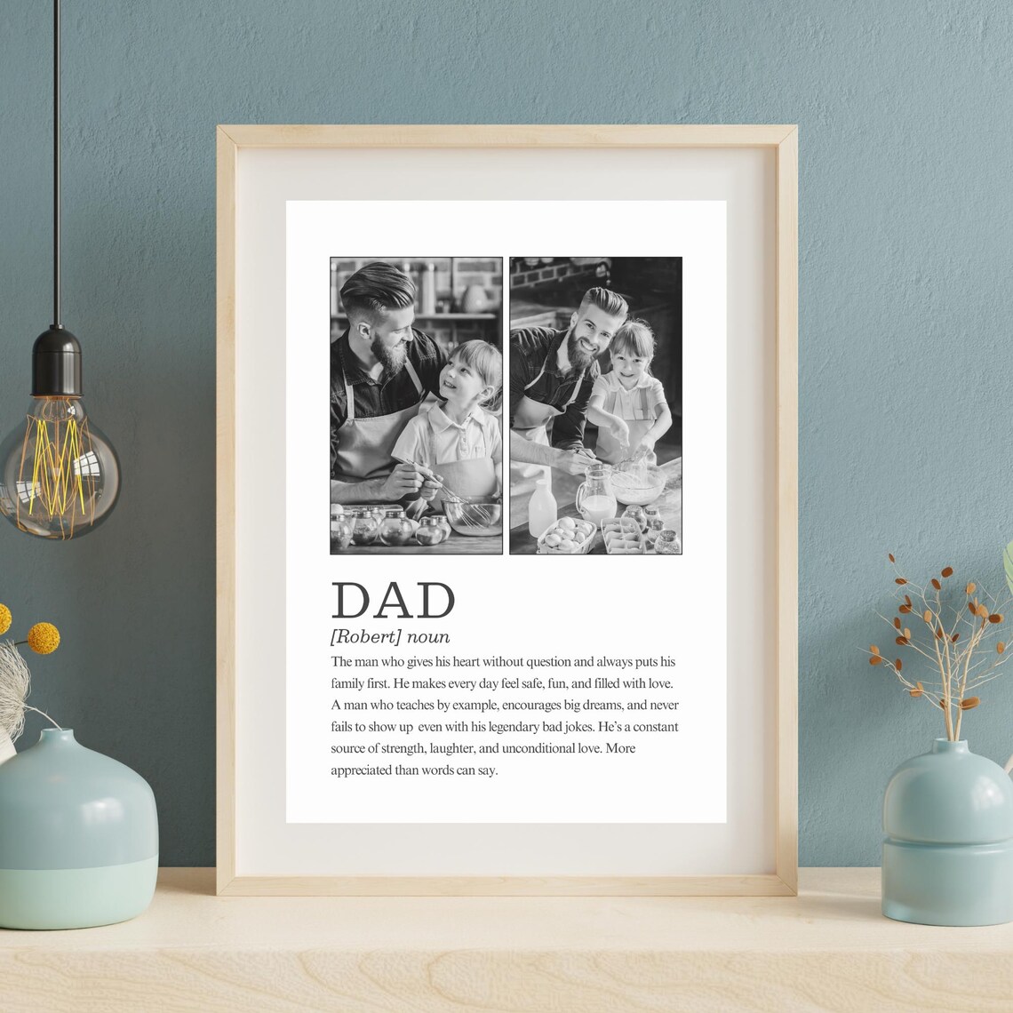 Personalised Dad Definition Gift From Kids, Keepsake - Image 3