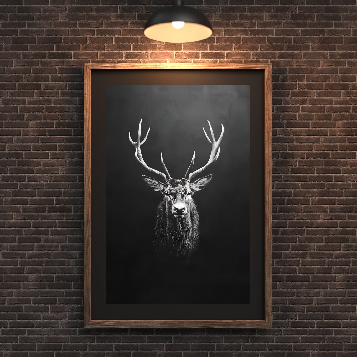 Deer Stag Vintage Poster, Modern Farmhouse Decor - Image 3