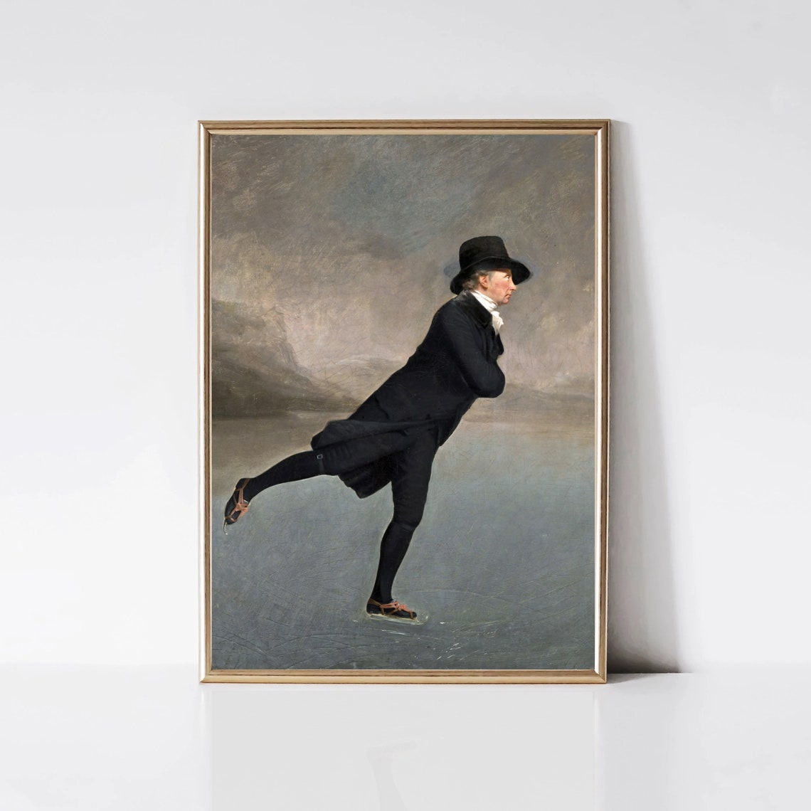 Henry Raeburn The Skating Minister Scottish Winter Art Print