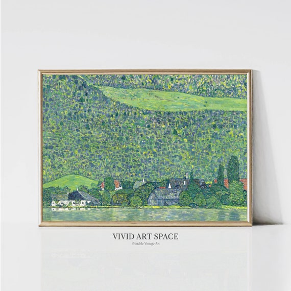 Gustav Klimt Litzlberg Am Attersee Art Print