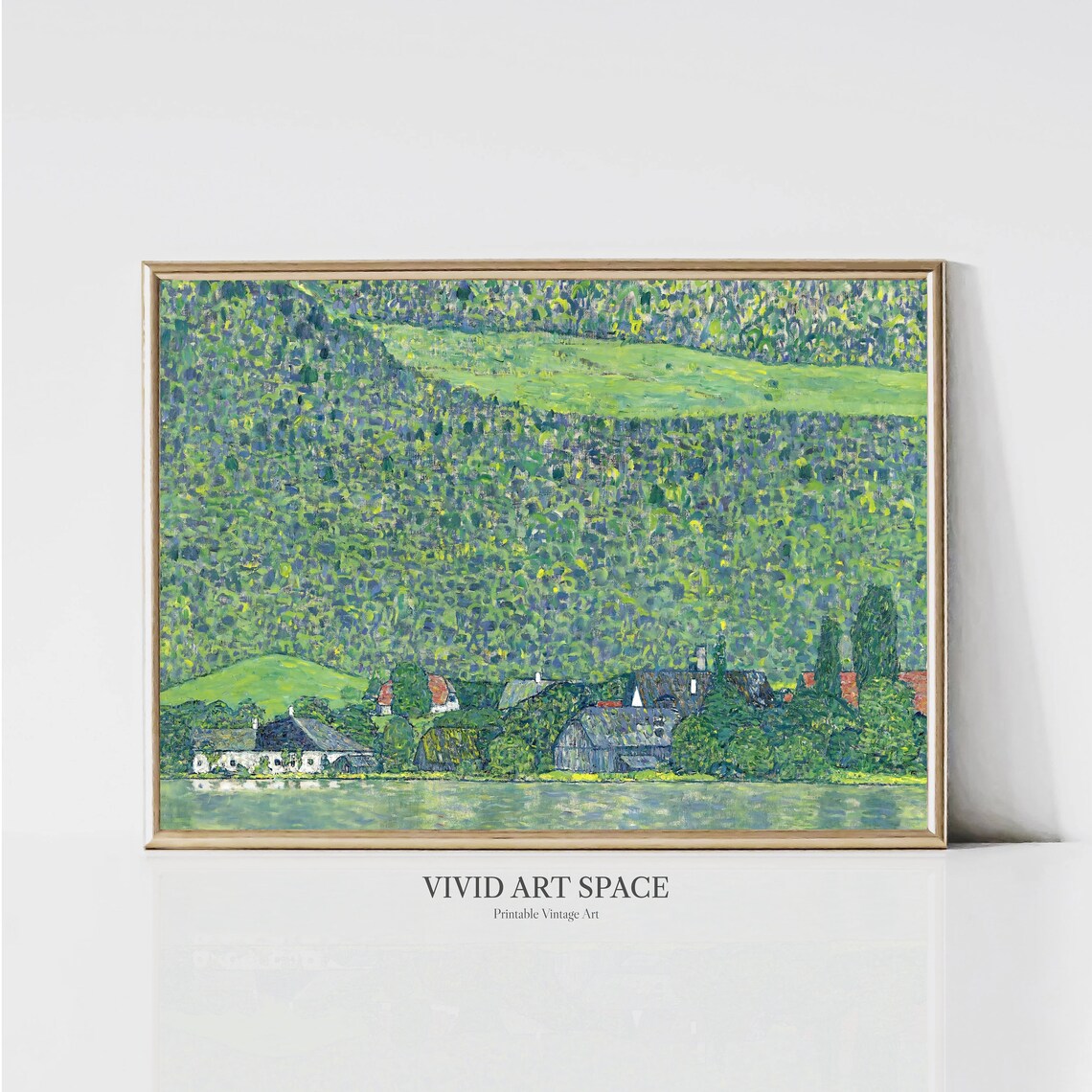 Gustav Klimt Litzlberg Am Attersee Art Print
