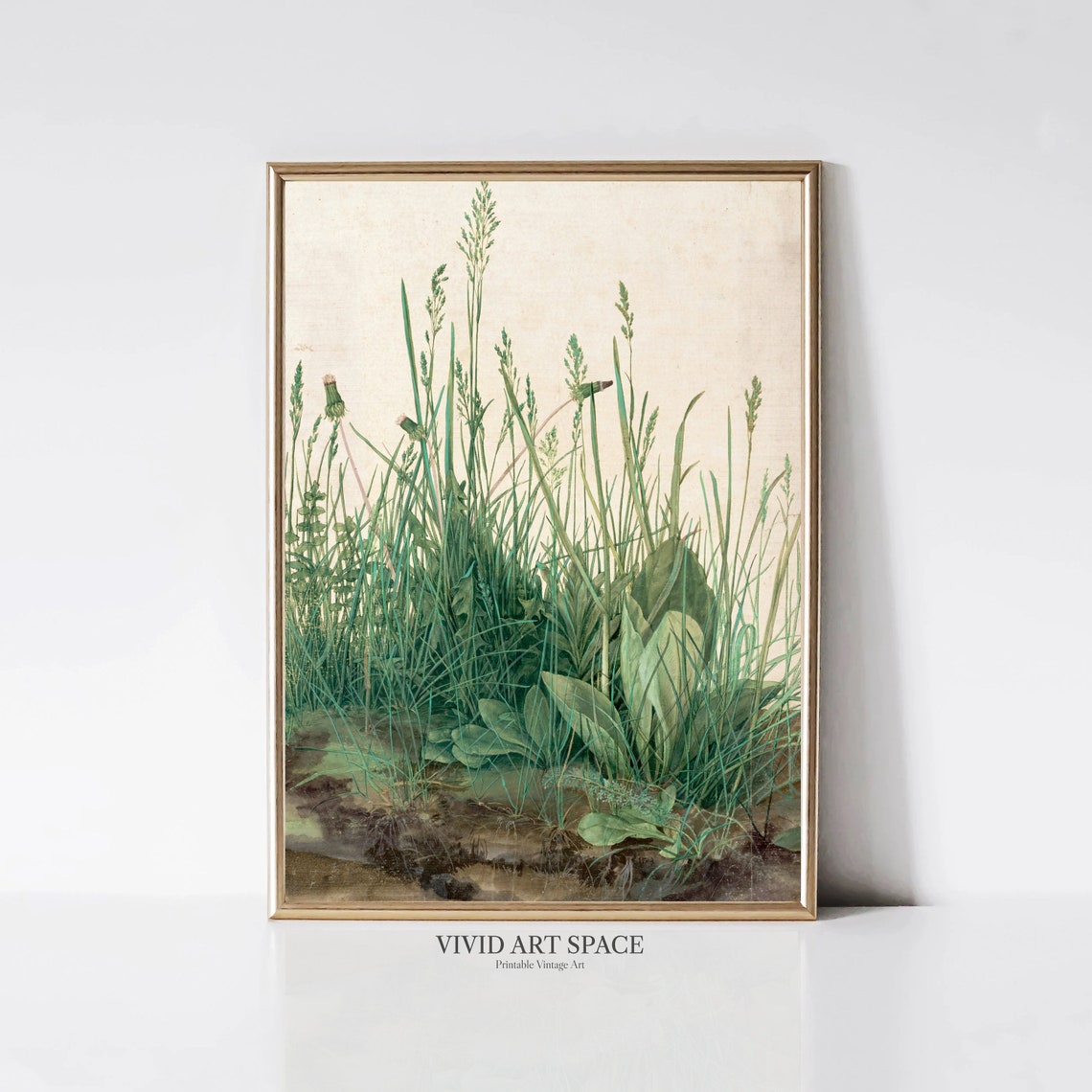 Great Piece of Turf by Albrecht Durer Botanical Grass Poster