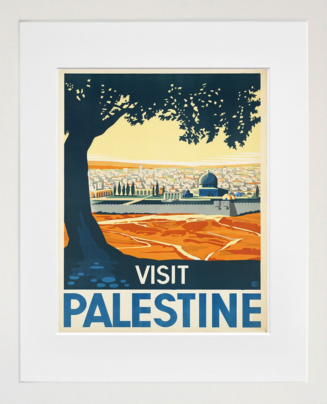 Palestine Vintage Travel Poster, Home Decor Print - Image 2