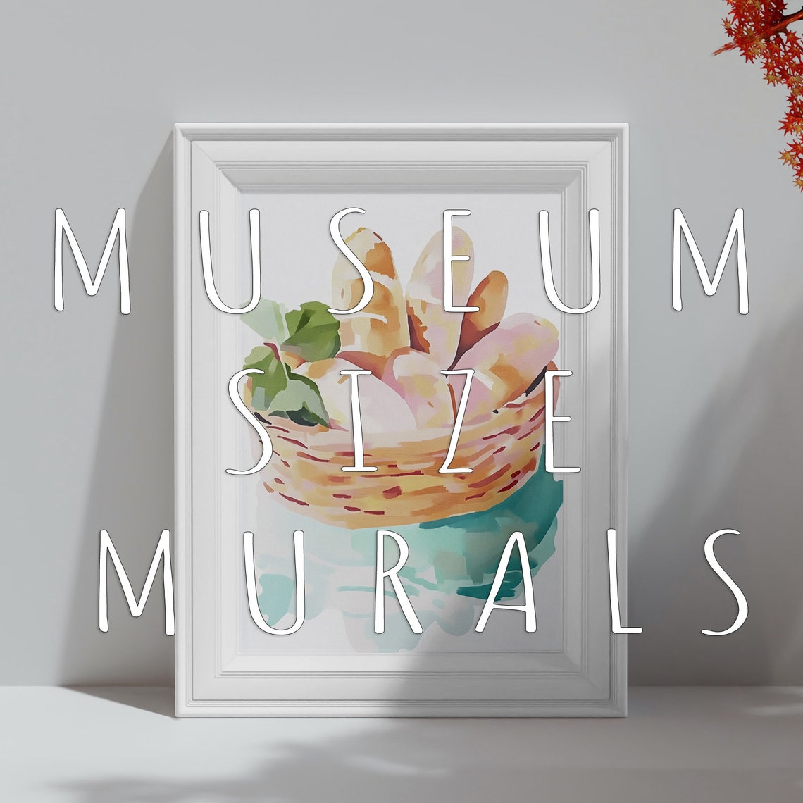 Fresh Bread Basket Watercolor Rolls Kitchen Still Life Poster - Image 3