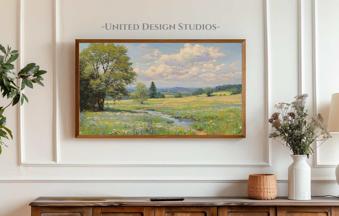 Summer Field Art Print, Seasonal Landscape - Image 4