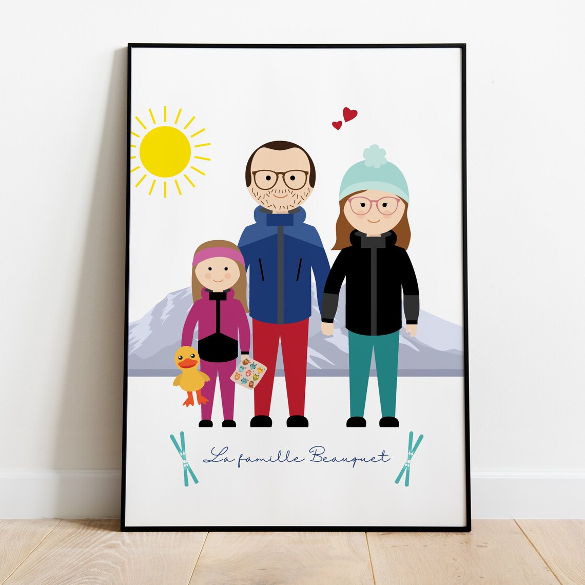 Personalized Dorchester Royalty New York City Family Portrait Poster - Image 5