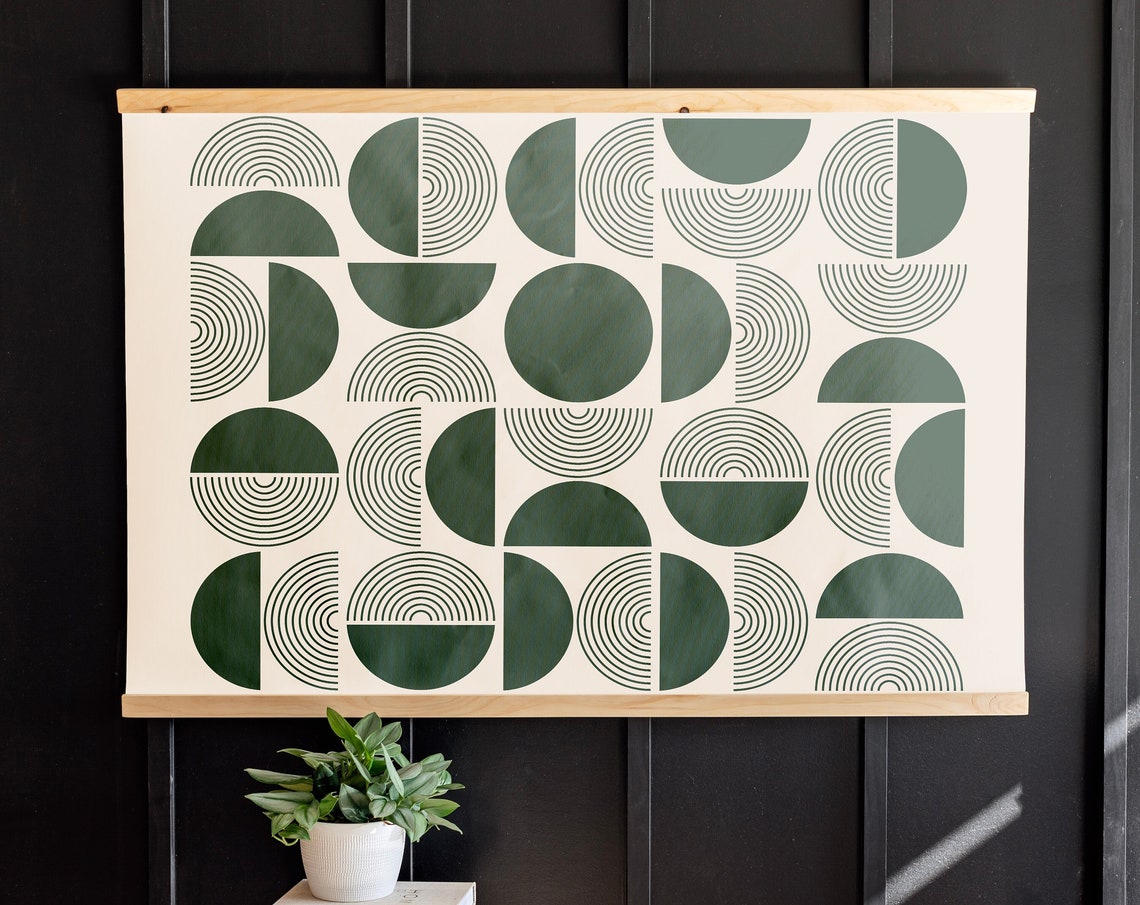 Geometric Wall Art, Mid-Century Modern - Image 2