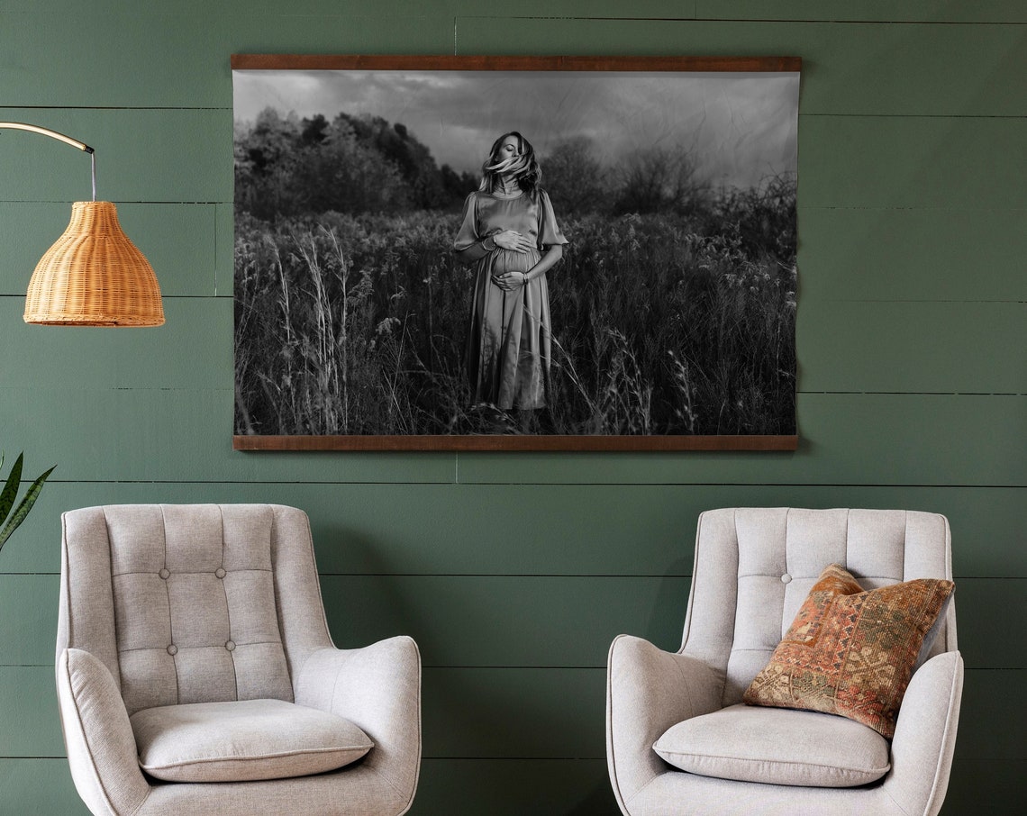 Custom Family Photo Hanging Print Any Photo Custom Family Photo Sign Family Photo Custom Tapestry - Image 3