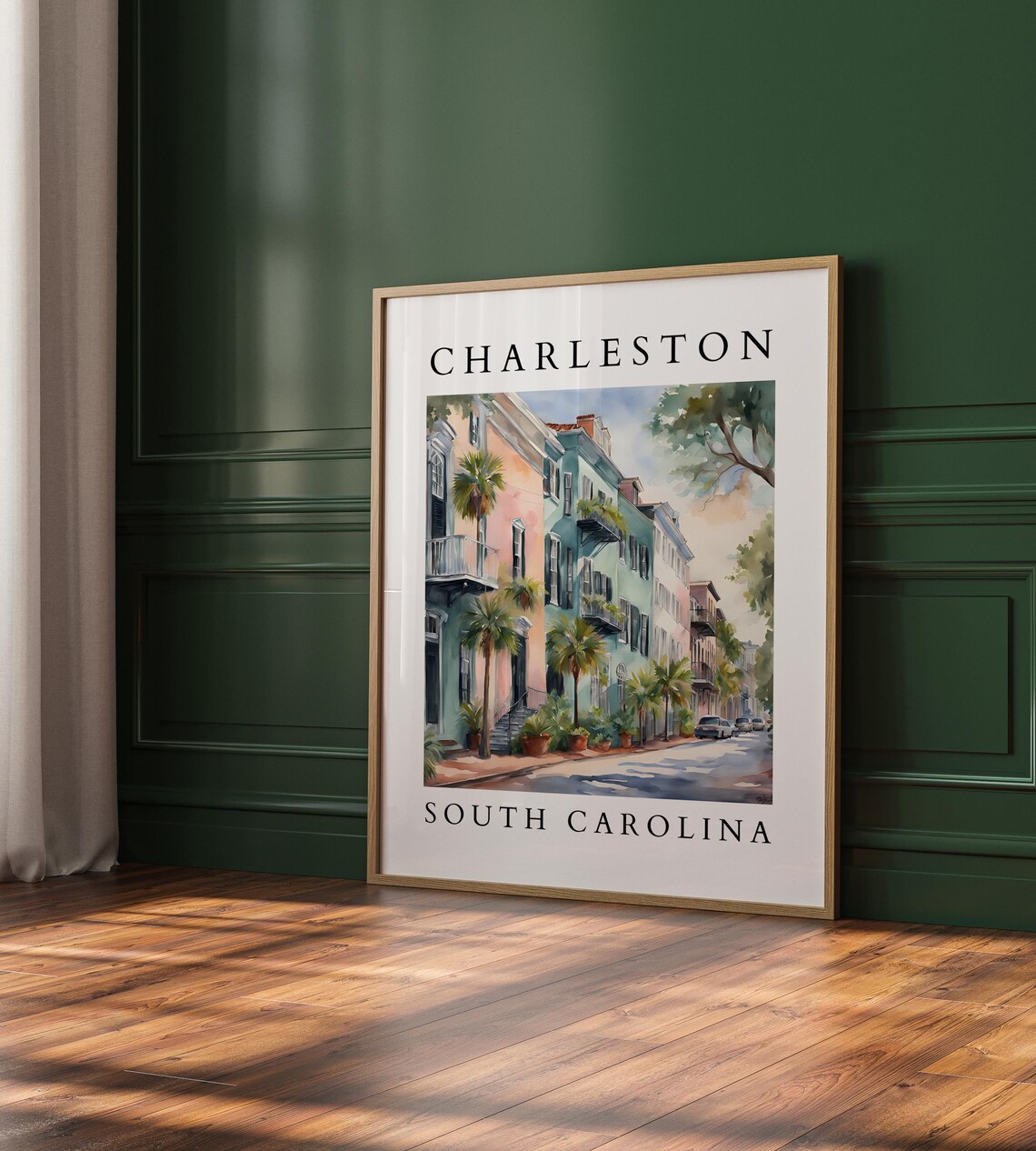 Charleston South Carolina Watercolor Art Print