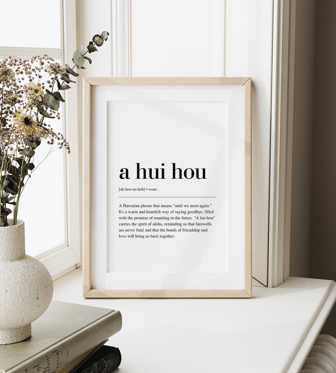 A Hui Hou Definition Print, Hawaiian Poster - Image 2