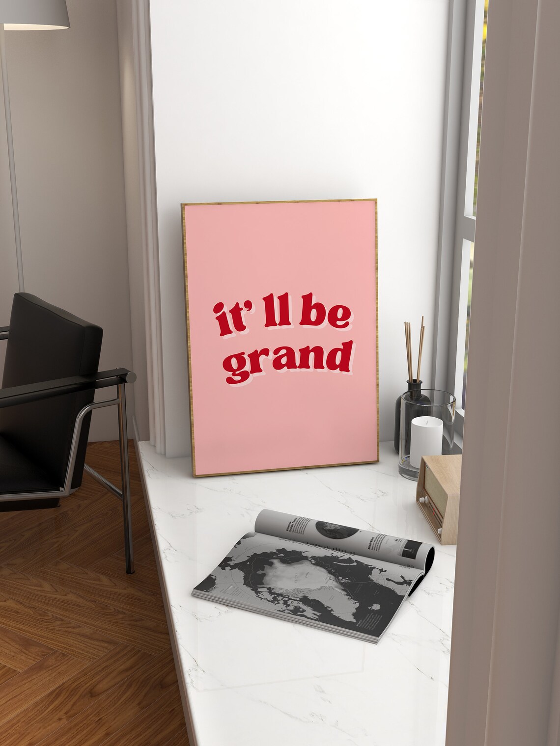 Itll Be Grand Ireland Home Decor Art Print - Image 3