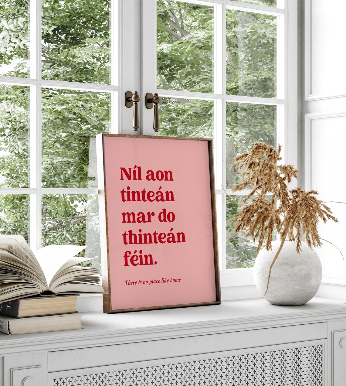 There's No Place Like Home Ireland Print, Gaeilge Poster - Image 3