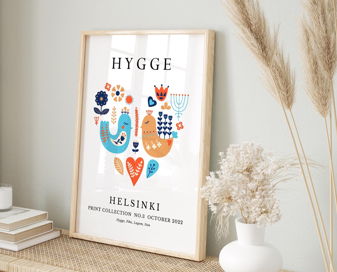 Hygge Print Scandinavian Decor Nordic Print Hygge Definition Scandinavian Print Hygge Decor Scandinavian Folk Art Hygge Poster Hygge
