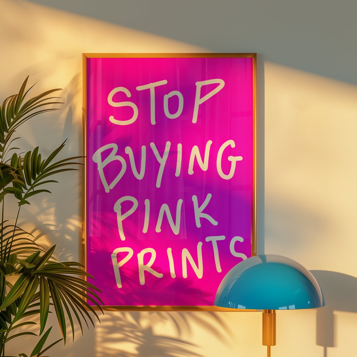 Bold Pink Statement Fun Typography, Humorous Modern - Image 2