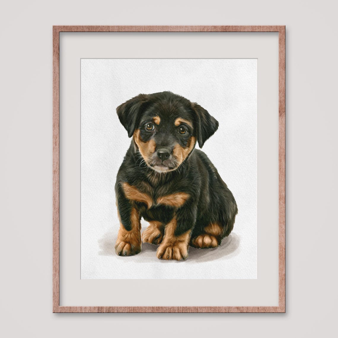 Loss Of Dog Gift Dog Lover Gift Dog Owner Gift Personalized Watercolor Dog Portrait From Photo Custom Dog Painting Dog Memorial Present - Image 3