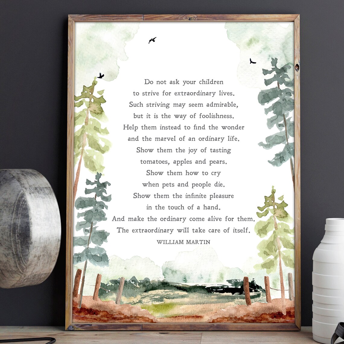 Do Not Ask Your Children To Strive, William Martin Art Print - Image 2