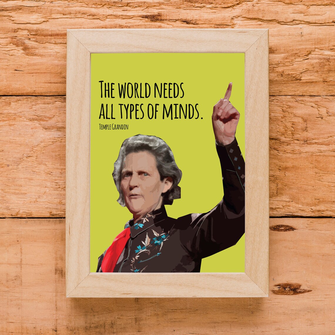 Temple Grandin Quote Poster, Autism STEM Motivation - Image 2