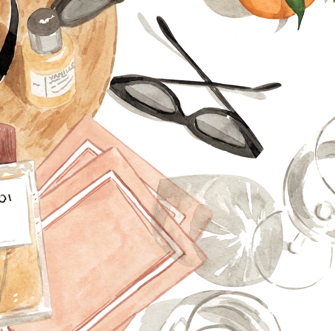 Still Life II Art Print, Sabina Fenn Watercolor - Image 2