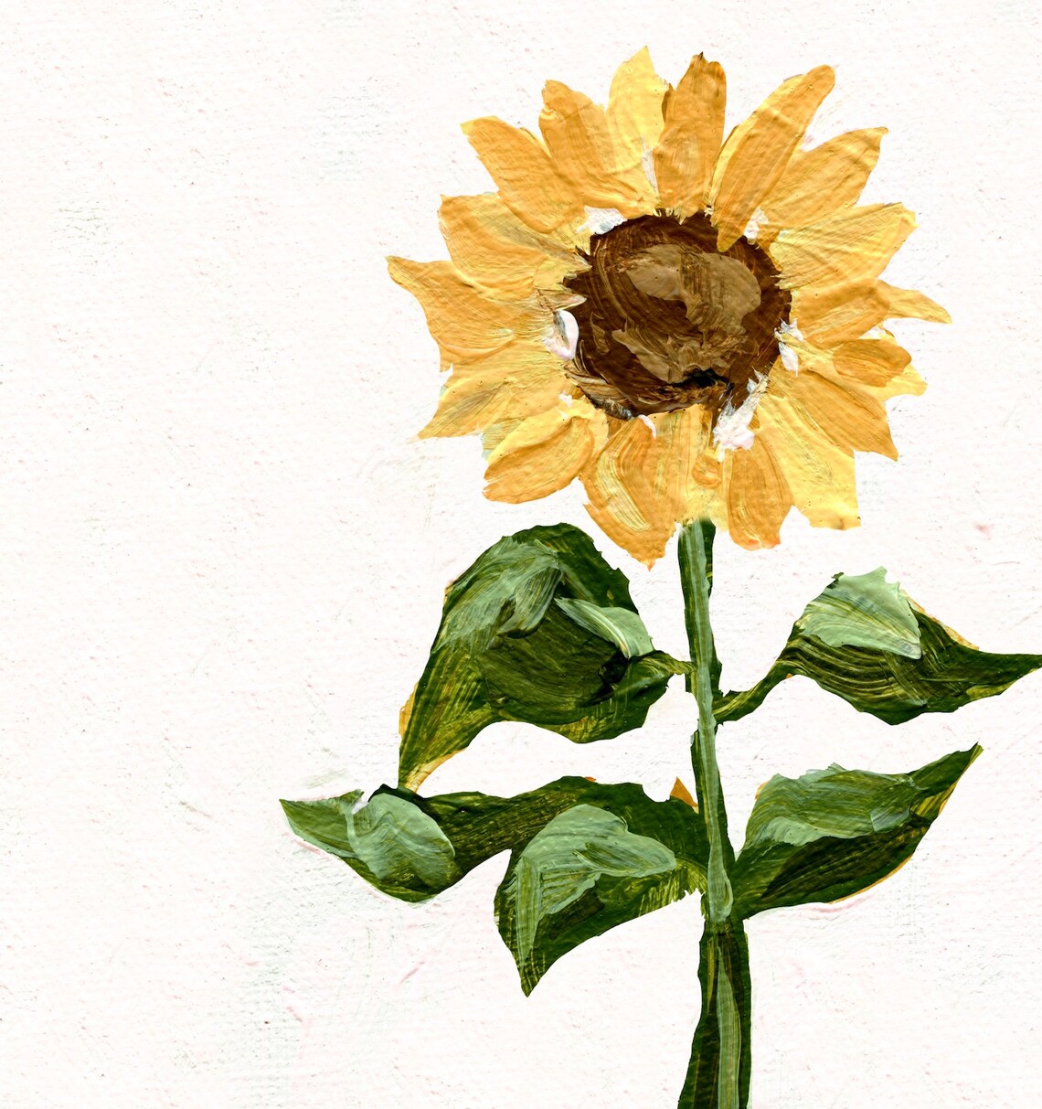 Sunflower Wall Art Print, Floral Living Room Decor - Image 3