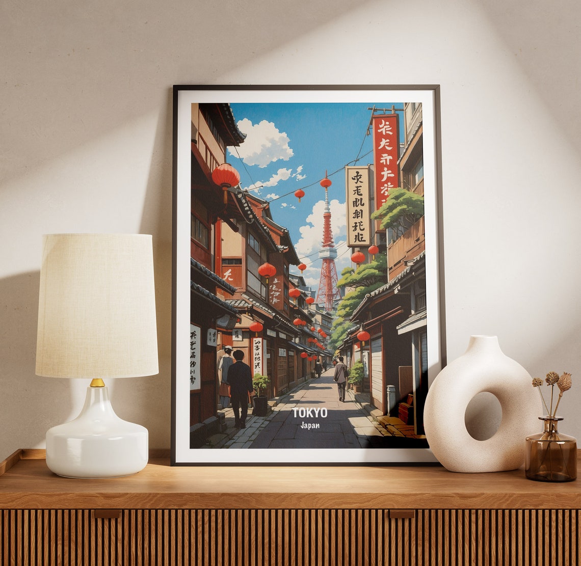 Tokyo Japan Travel Poster Tokyo Wall Art Print Japan Decor Asian Travel Print Gift For Travelers Home Decoration - Image 3