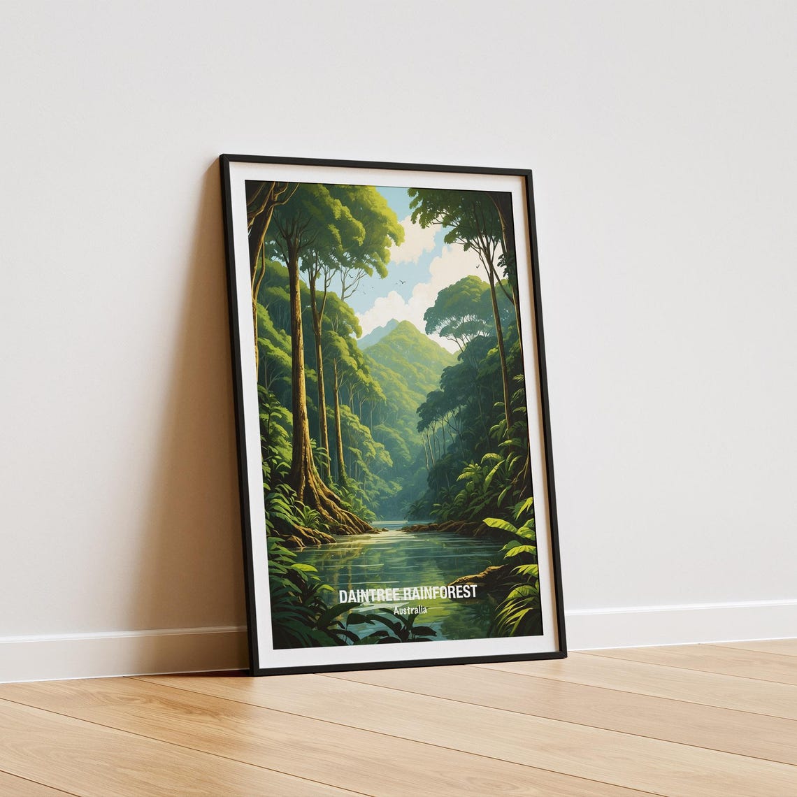 Daintree Rainforest Australia Green River Canopy Nature Poster - Image 5
