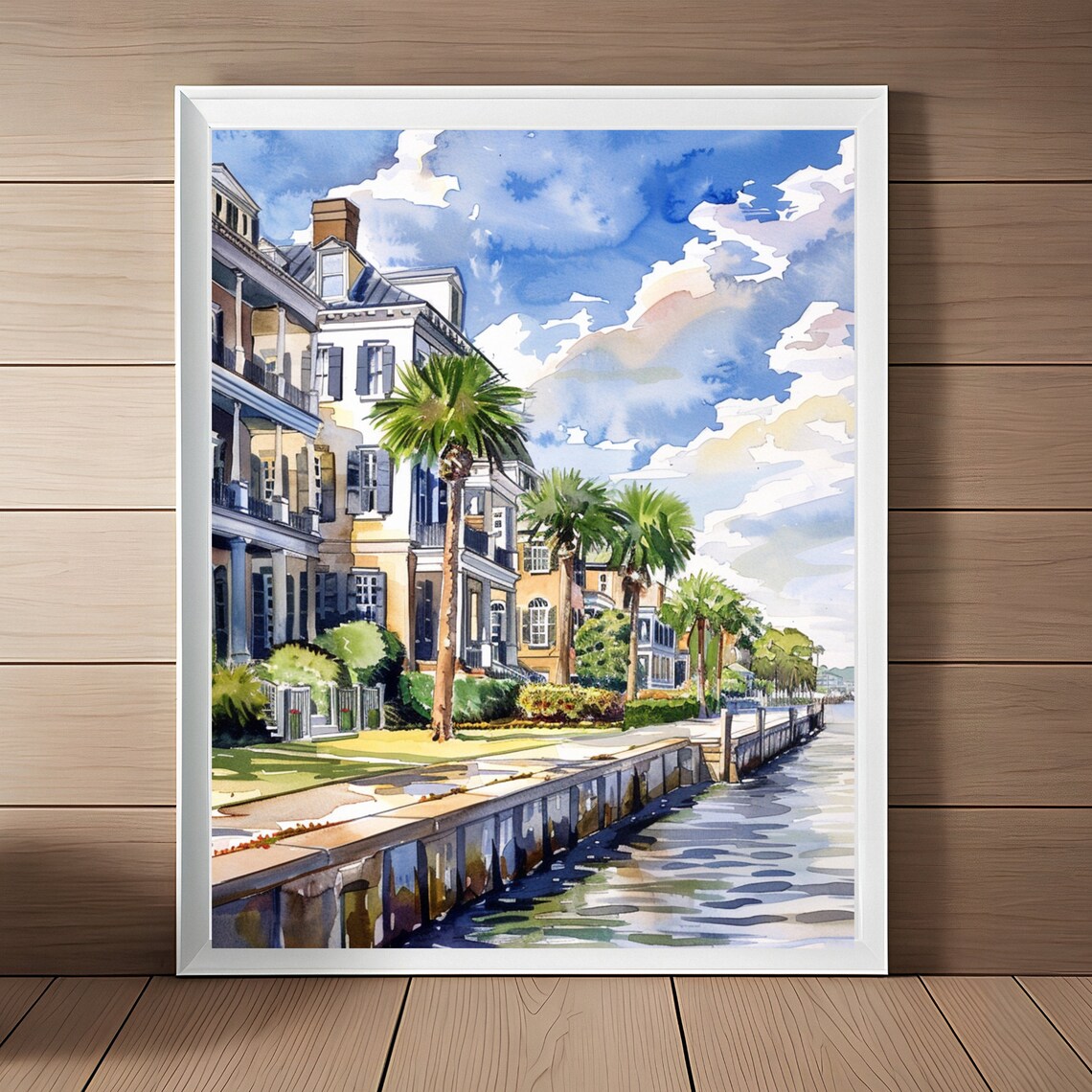 Colonial Charleston Battery Art Print, South Carolina