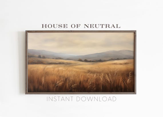 Frame Tv Art Fall Landscape Dark Moody Fall Tv Art Rustic Fall Vintage Autumn Field Autumn Fall Thanksgiving 169 Ratio Tv11