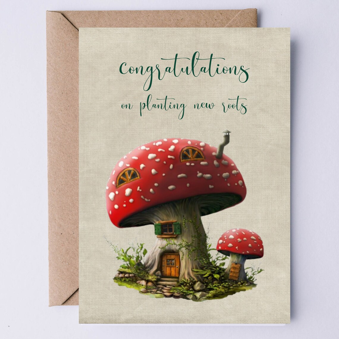 New Home Housewarming Art Print, Planting New Roots