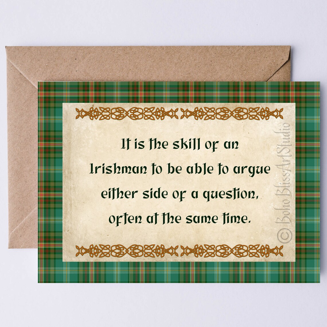 It Is The Skill Of The Irishman, Funny Ireland Poster