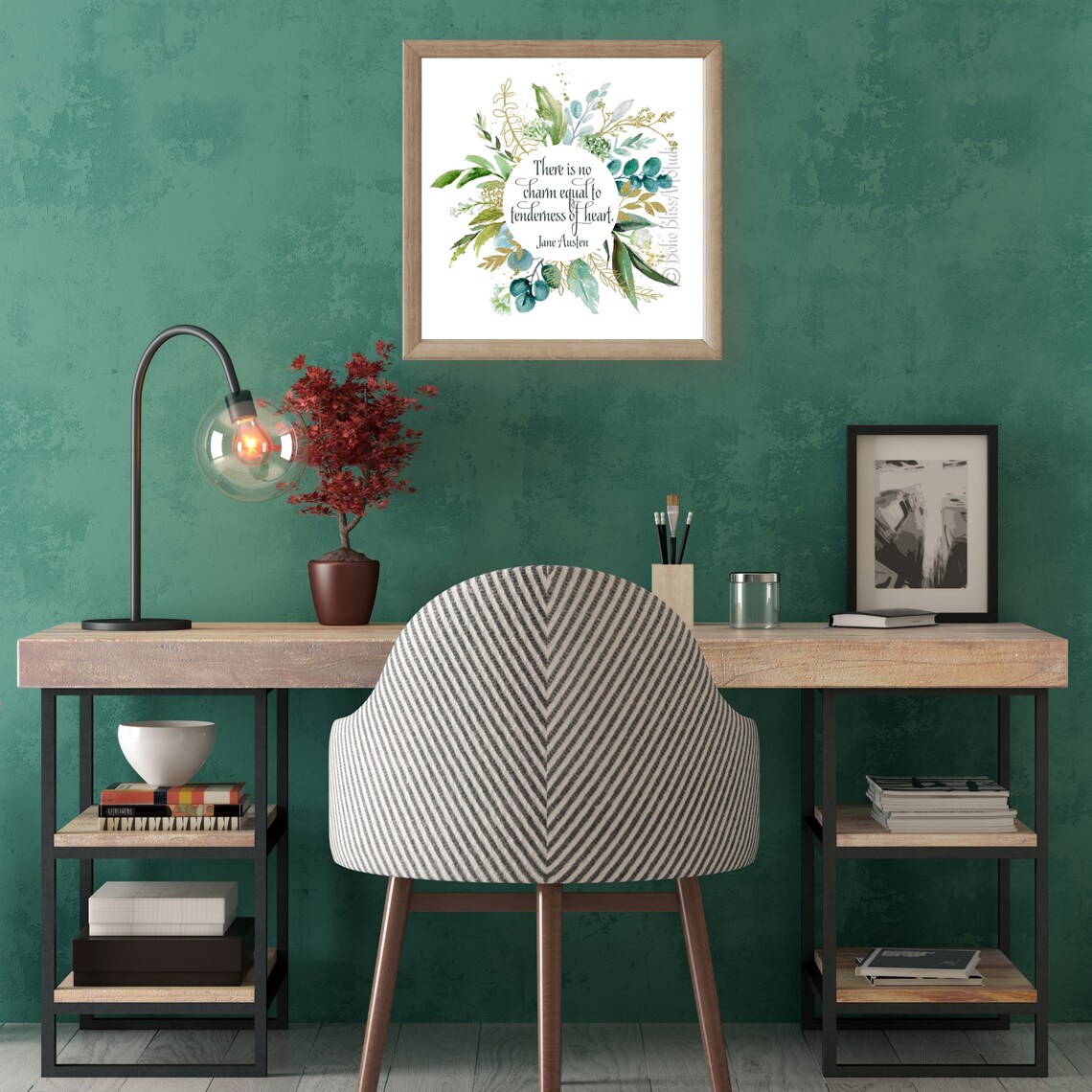 Jane Austen Quote Art Print, Book Lover Decor - Image 2