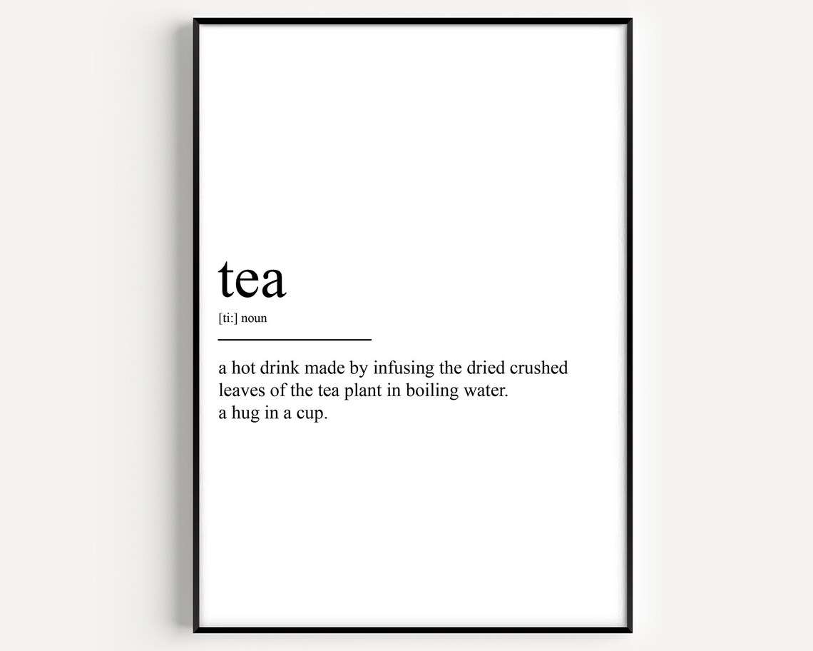 Tea Definition Poster