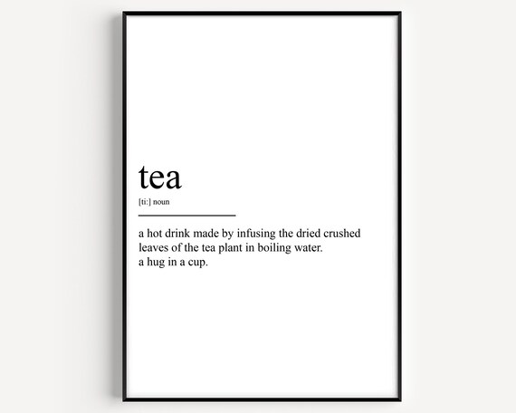 Tea Definition Poster