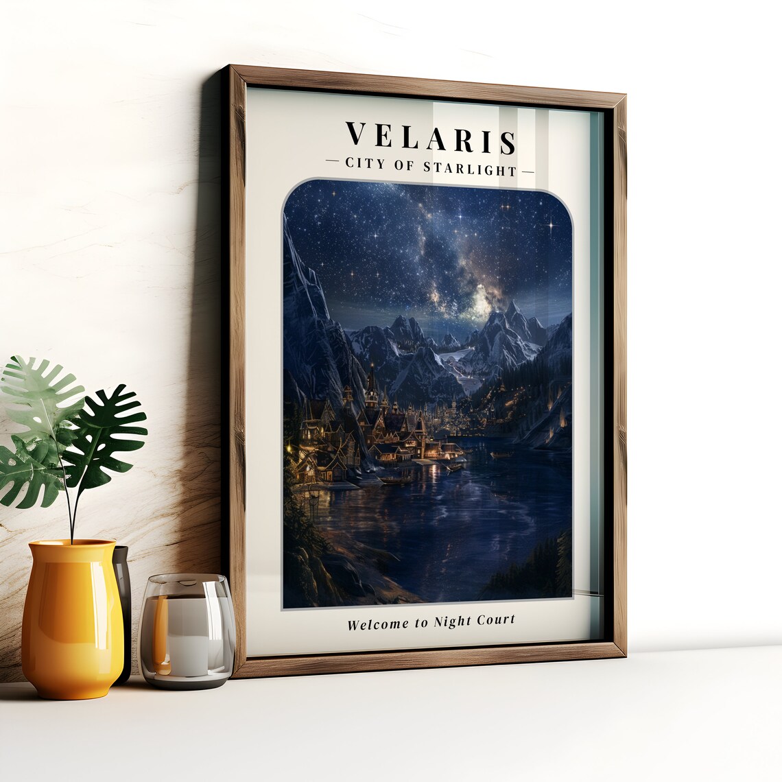 Velaris Night Court Art Print, ACOTAR Wall Art - Image 3