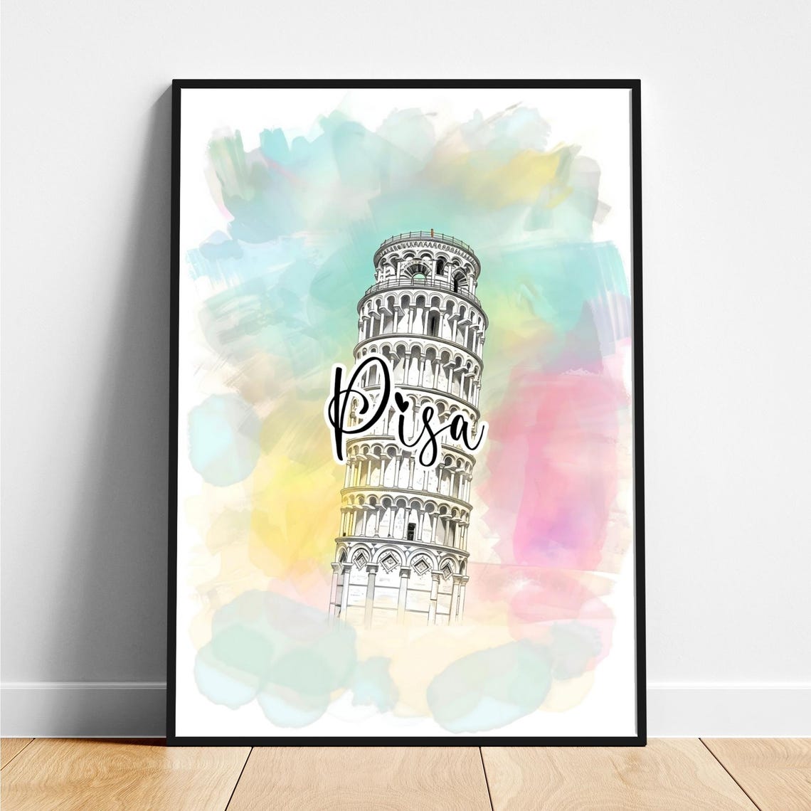 Twelve World Cities Watercolor Travel Art Gallery Wall Poster - Image 4