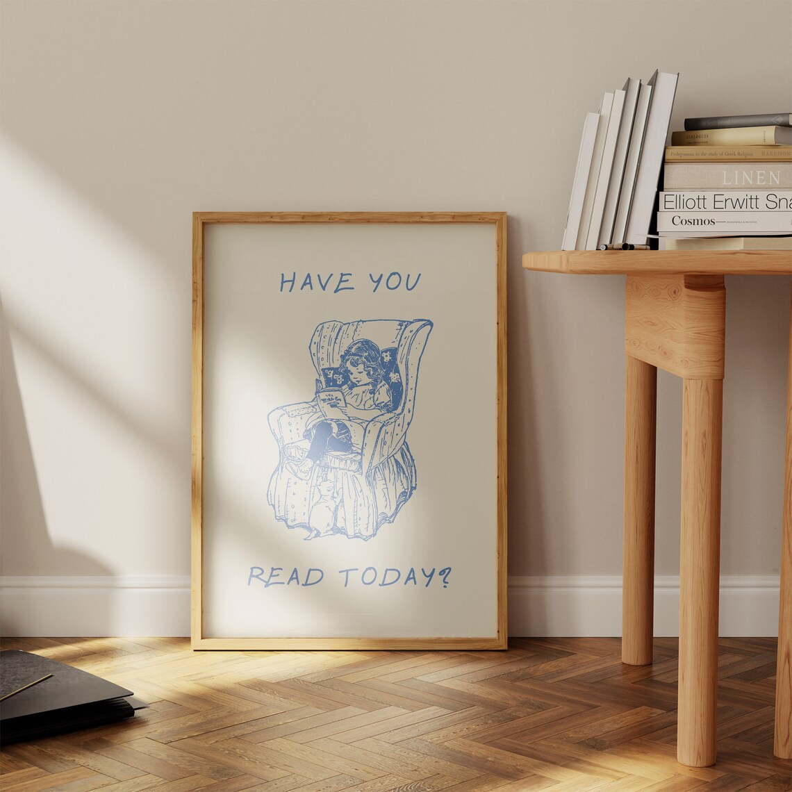 Have You Read Today Vintage Book Art Print - Image 2