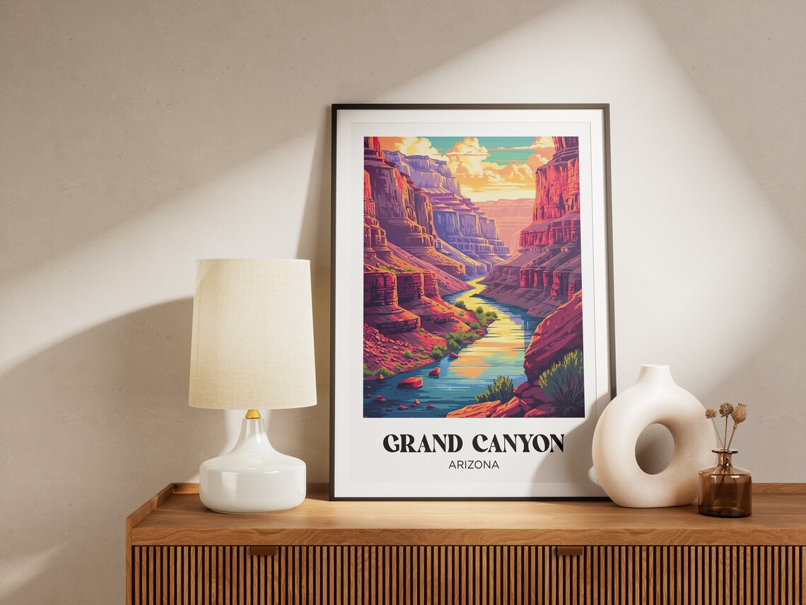 New York City Travel Poster, Retro Watercolor Illustration - Image 4