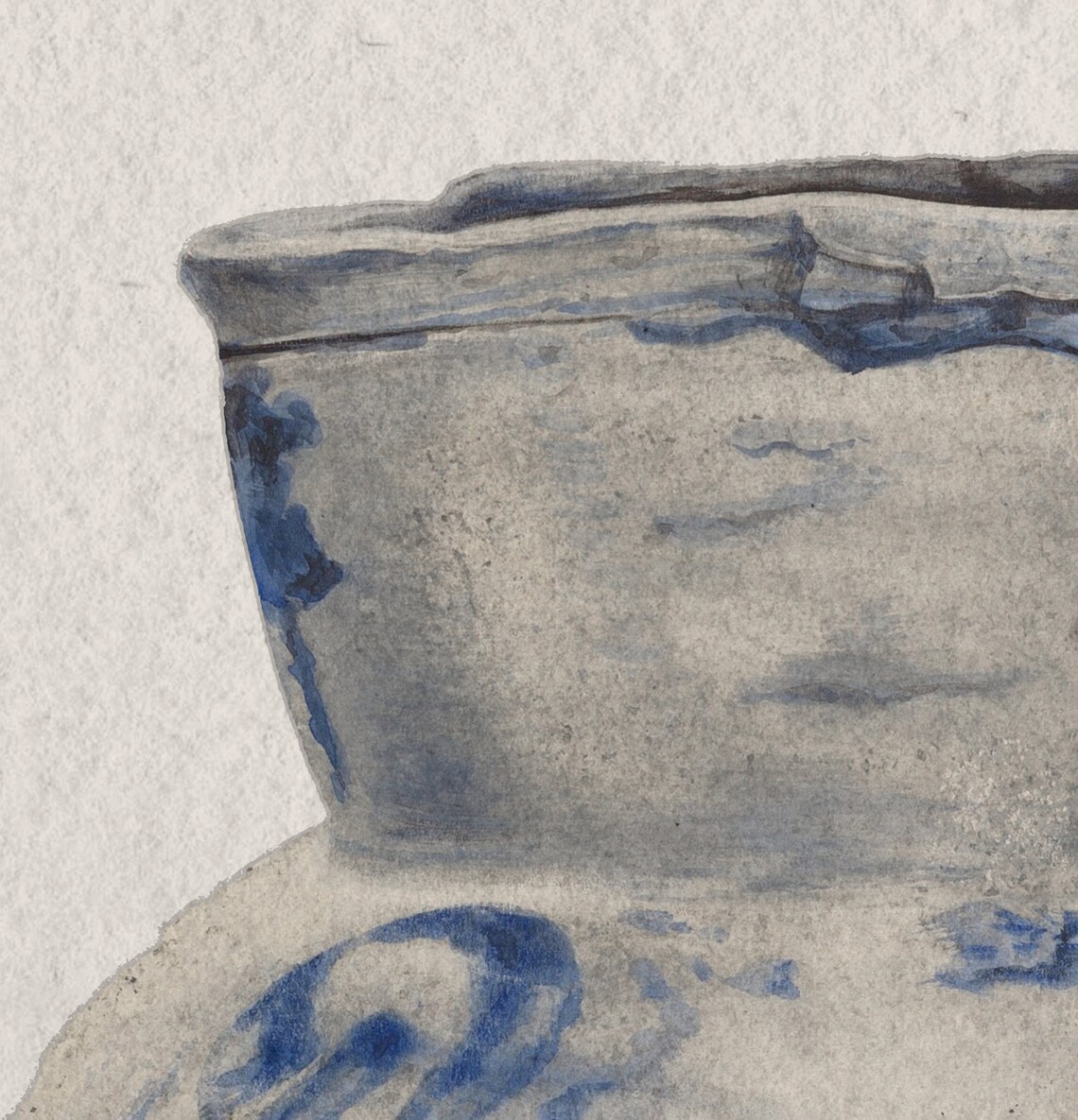 Vintage Pitcher Drawing, French Country Wall Art Print - Image 3