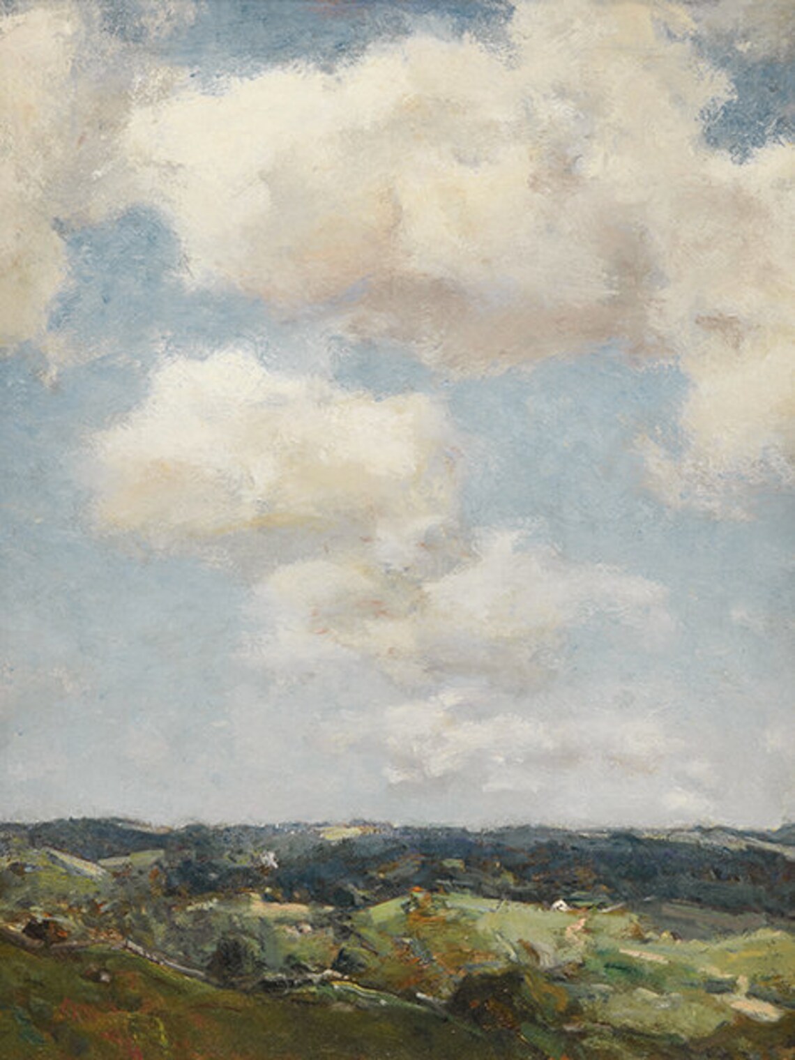 Summer Landscape Horizon Painting, Landscape Art Print - Image 2