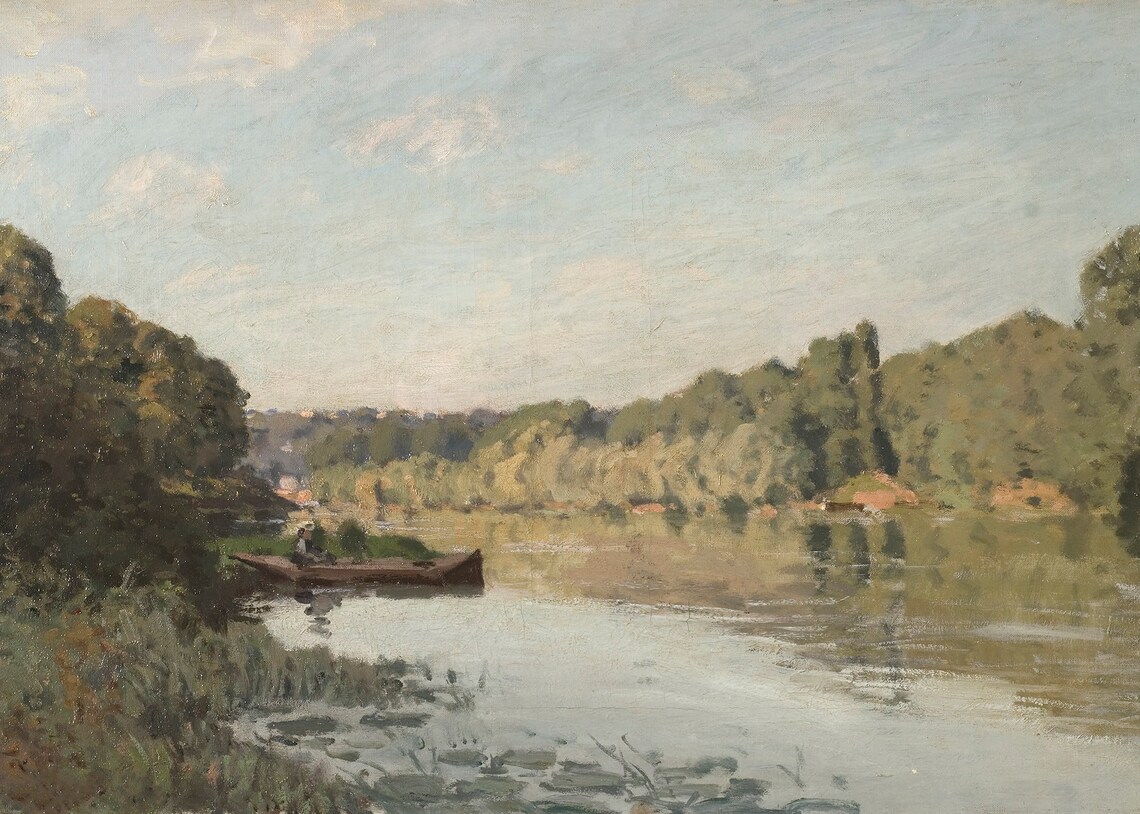 Vintage Oil-Painting Landscape Nature Art Print - Image 3