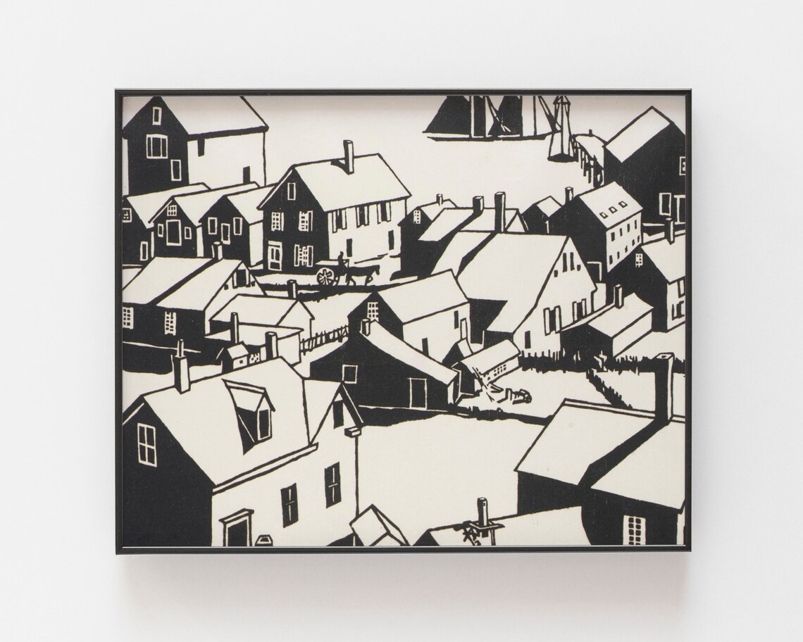 Abstract Farmhouse Art Print, Modern Country Decor