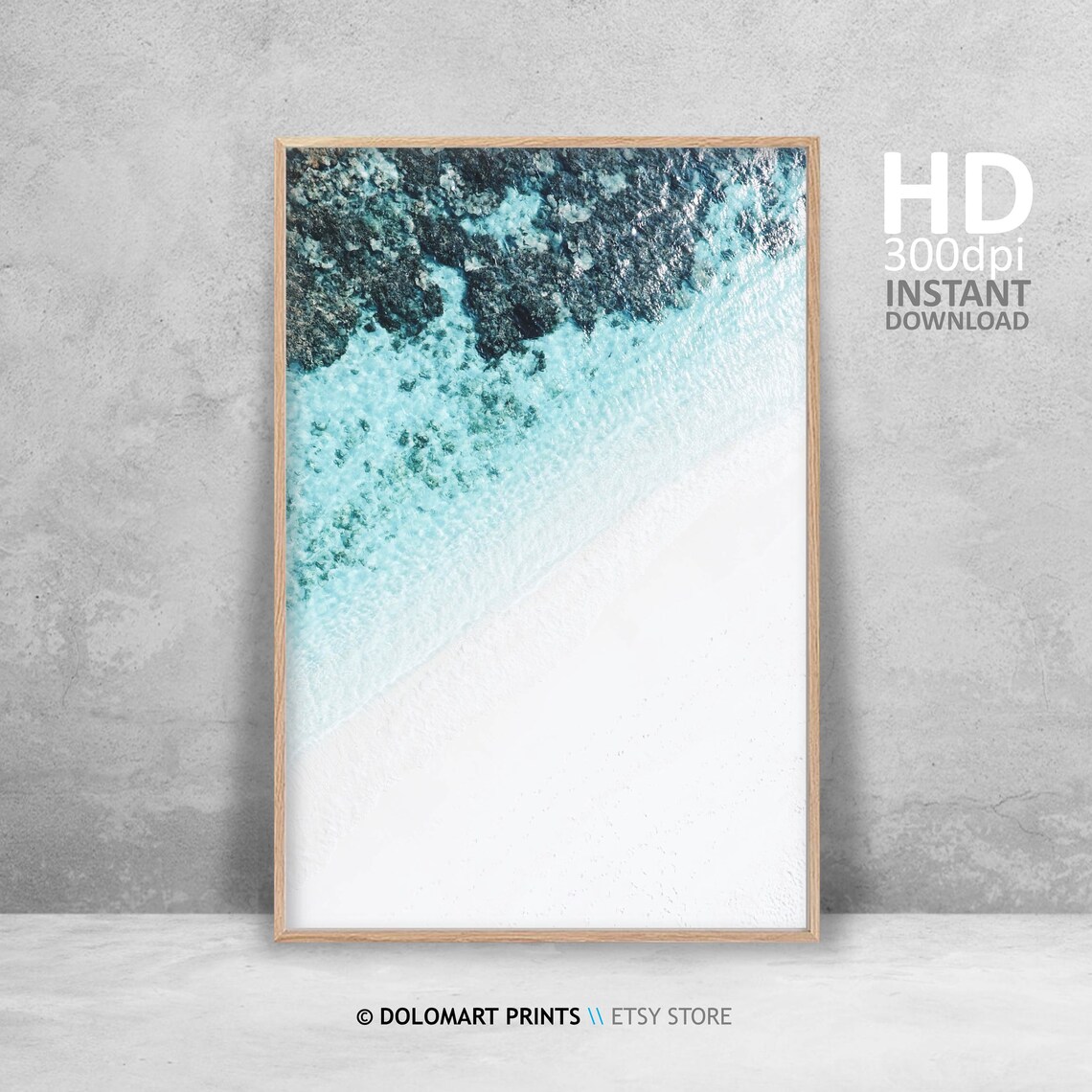 Beach Coastal Print, Minimal Modern Room Decor - Image 4