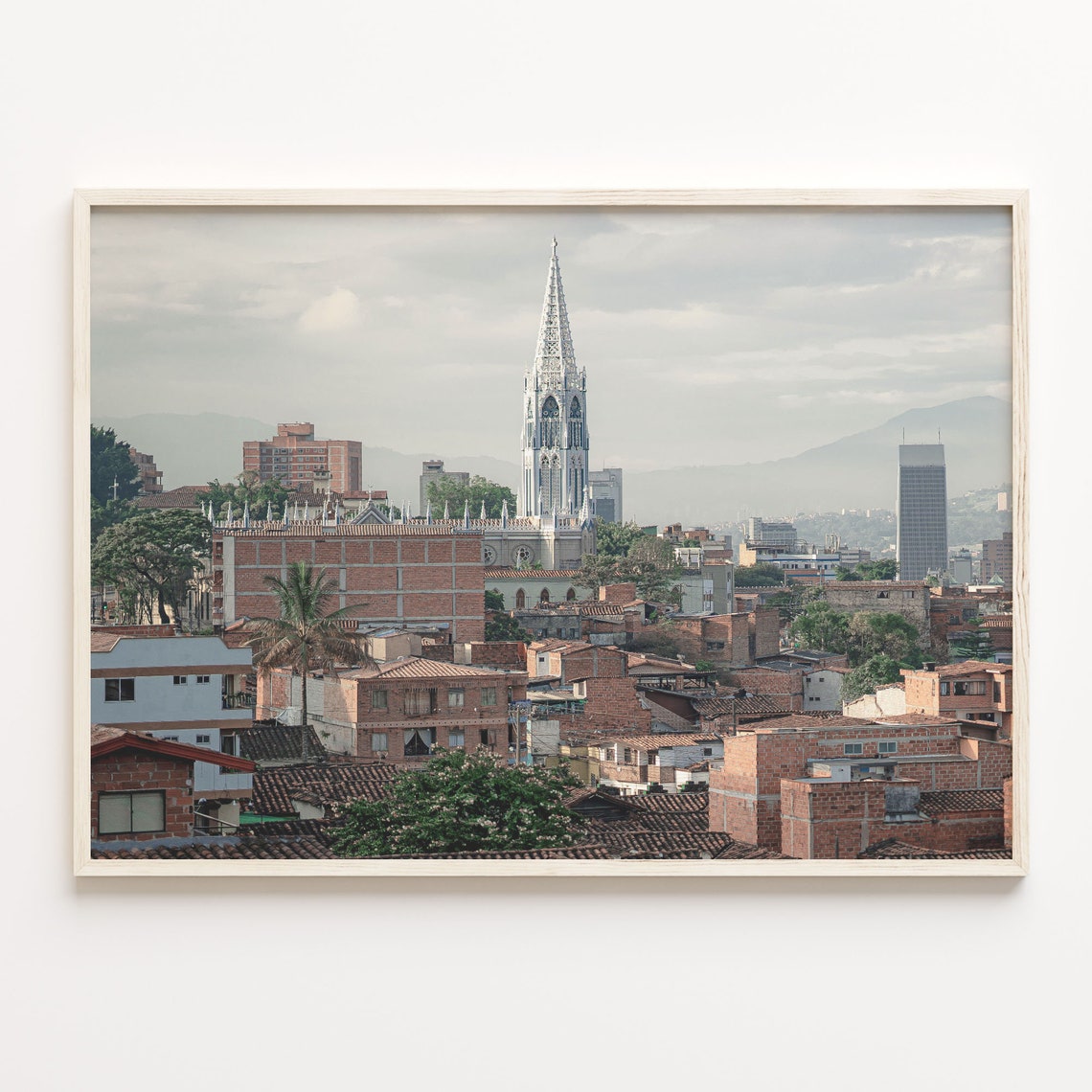 Medelln Colorful Poster Print Medellin Photo Wall Art Medellin Wall Decor Medellin Travel Print City Map C18 362
