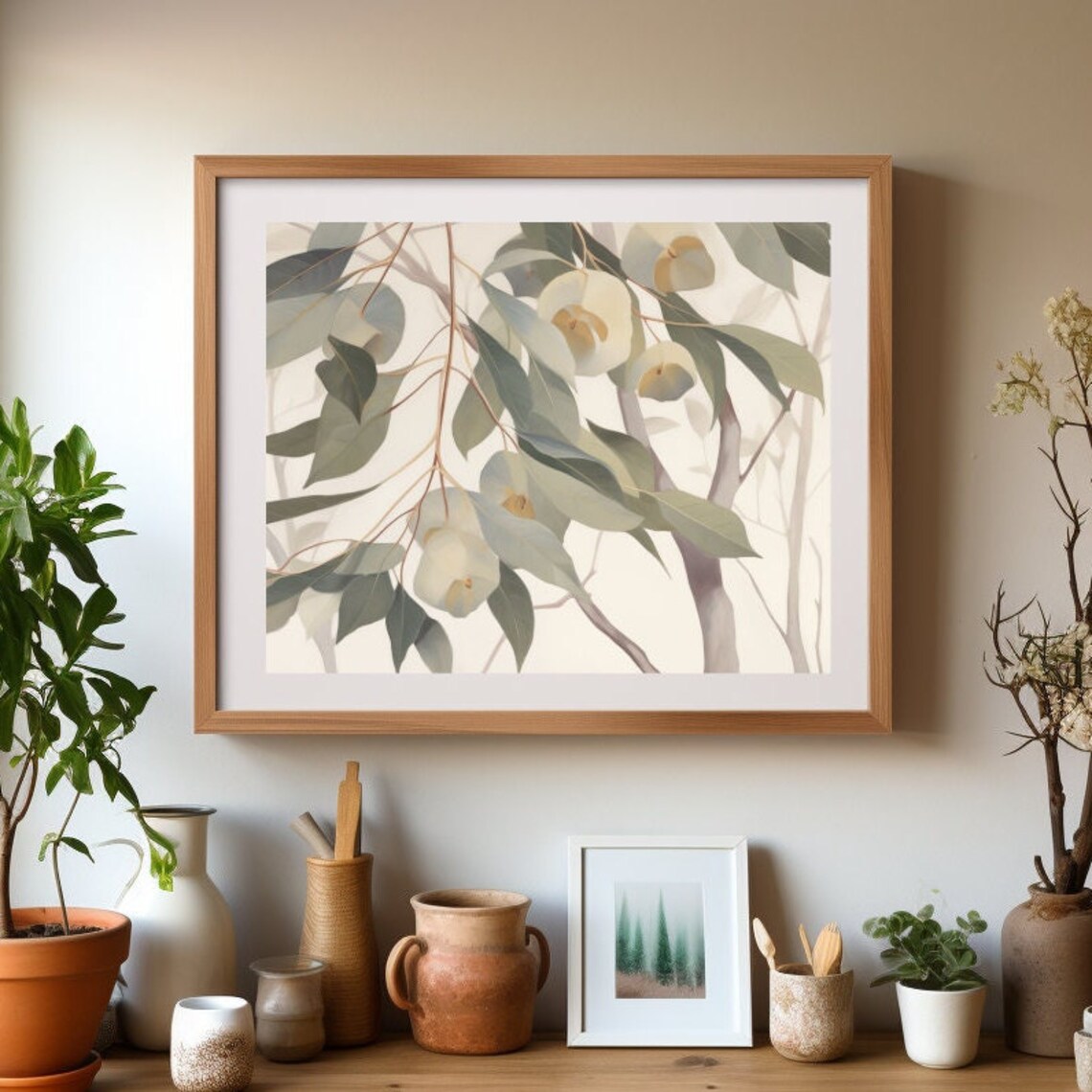 Eucalyptus Tree Nature Inspired Wall Art Print