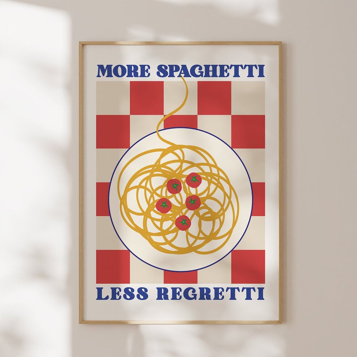 Pasta Kitchen Print, Retro Italian Food Poster - Image 2